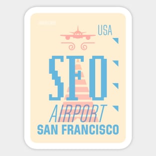 San Francisco airport SFO Sticker